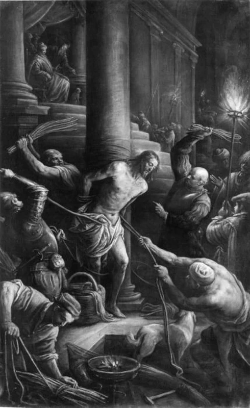  55-Leandro Dal Ponte, detto Bassano-Flagellazione di Gesù - Hartford, Wadsworth Atheneum Museum of Art 